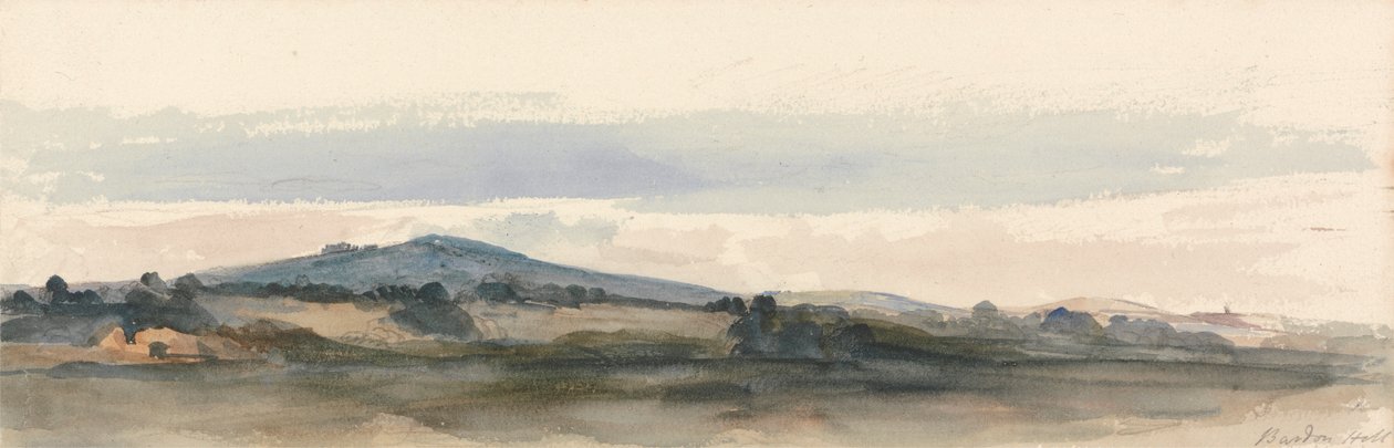 Bardon Hill, Charnwood Forest, Leicestershire alkotó: attributed to Peter DeWint