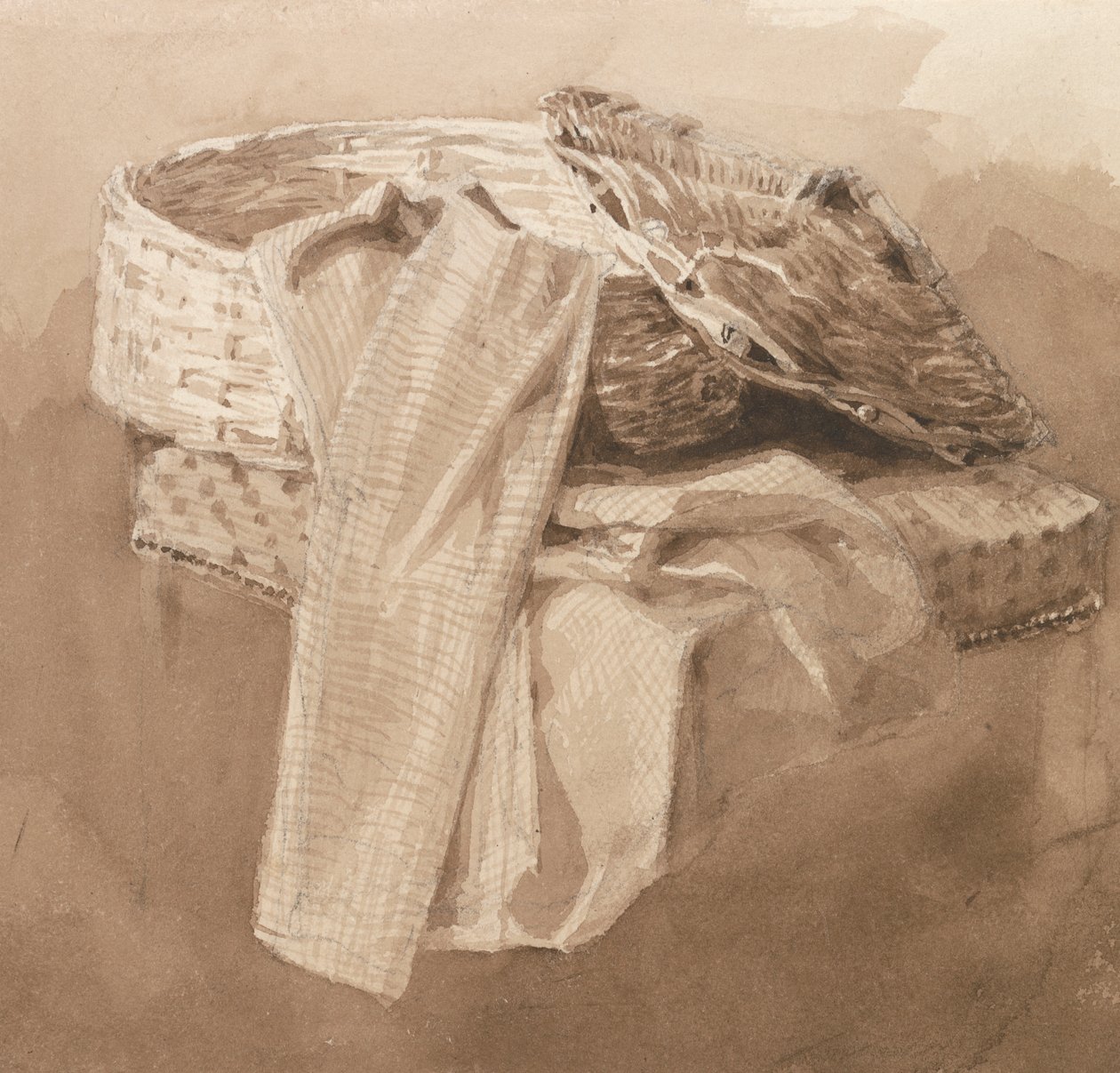 Csendélet: Kosár alkotó: attributed to Peter DeWint