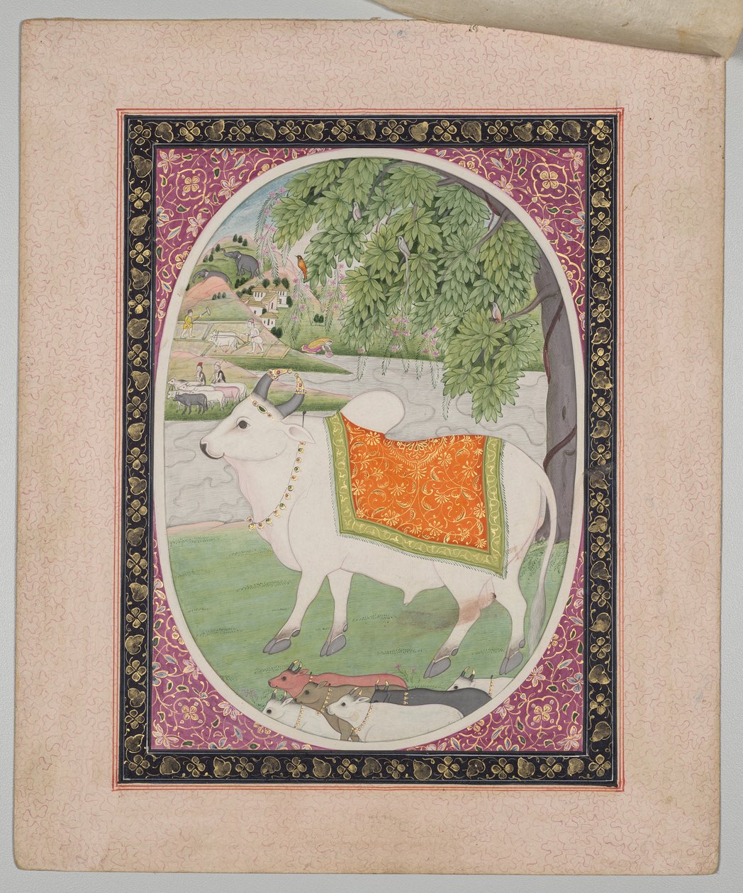 Bika, a Mandi Asztrológia sorozatból alkotó: attributed to Sanju