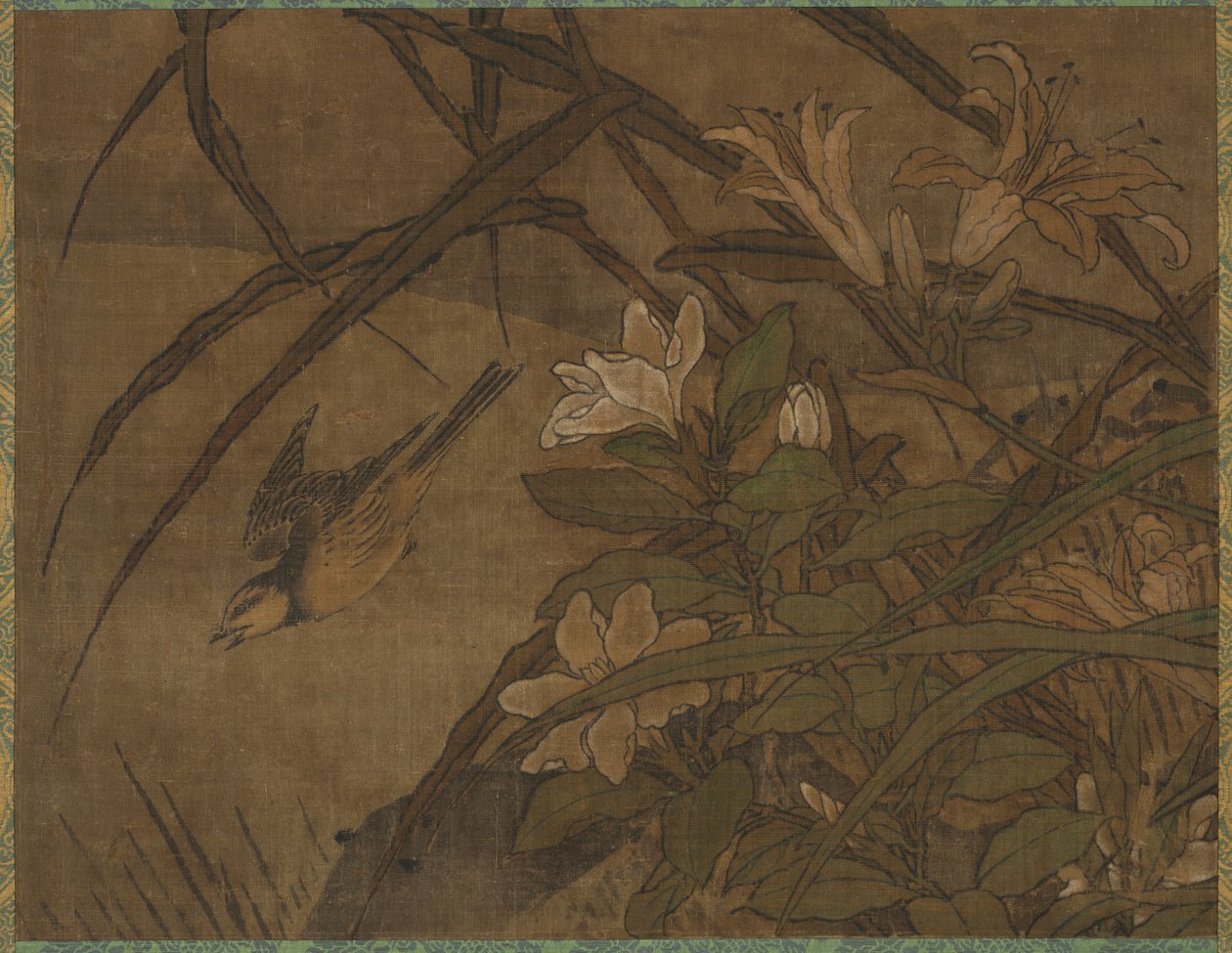 Madarak és virágok alkotó: attributed to Sesshū Tōyō