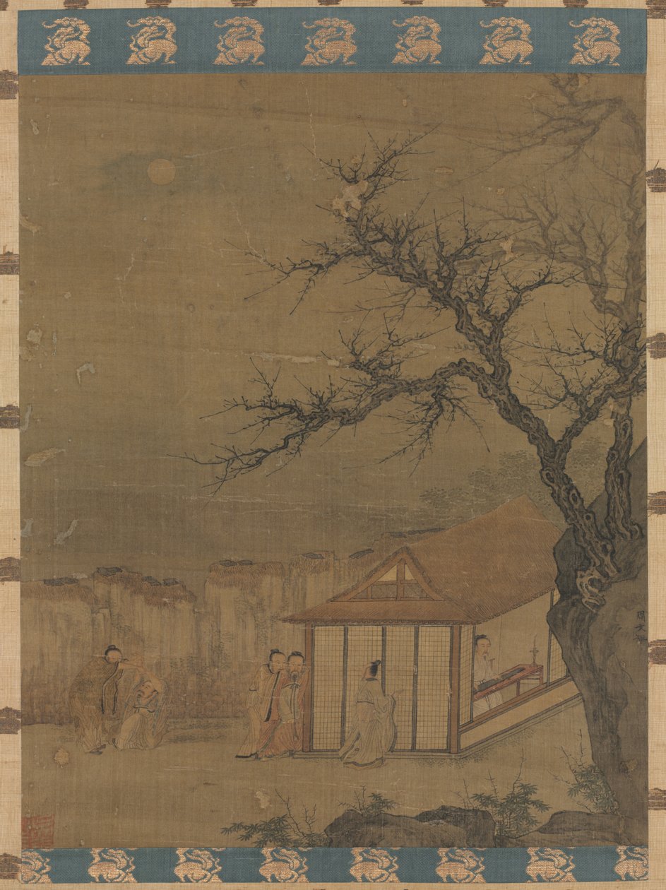 A Qin hallgatása alkotó: attributed to Tang Yin