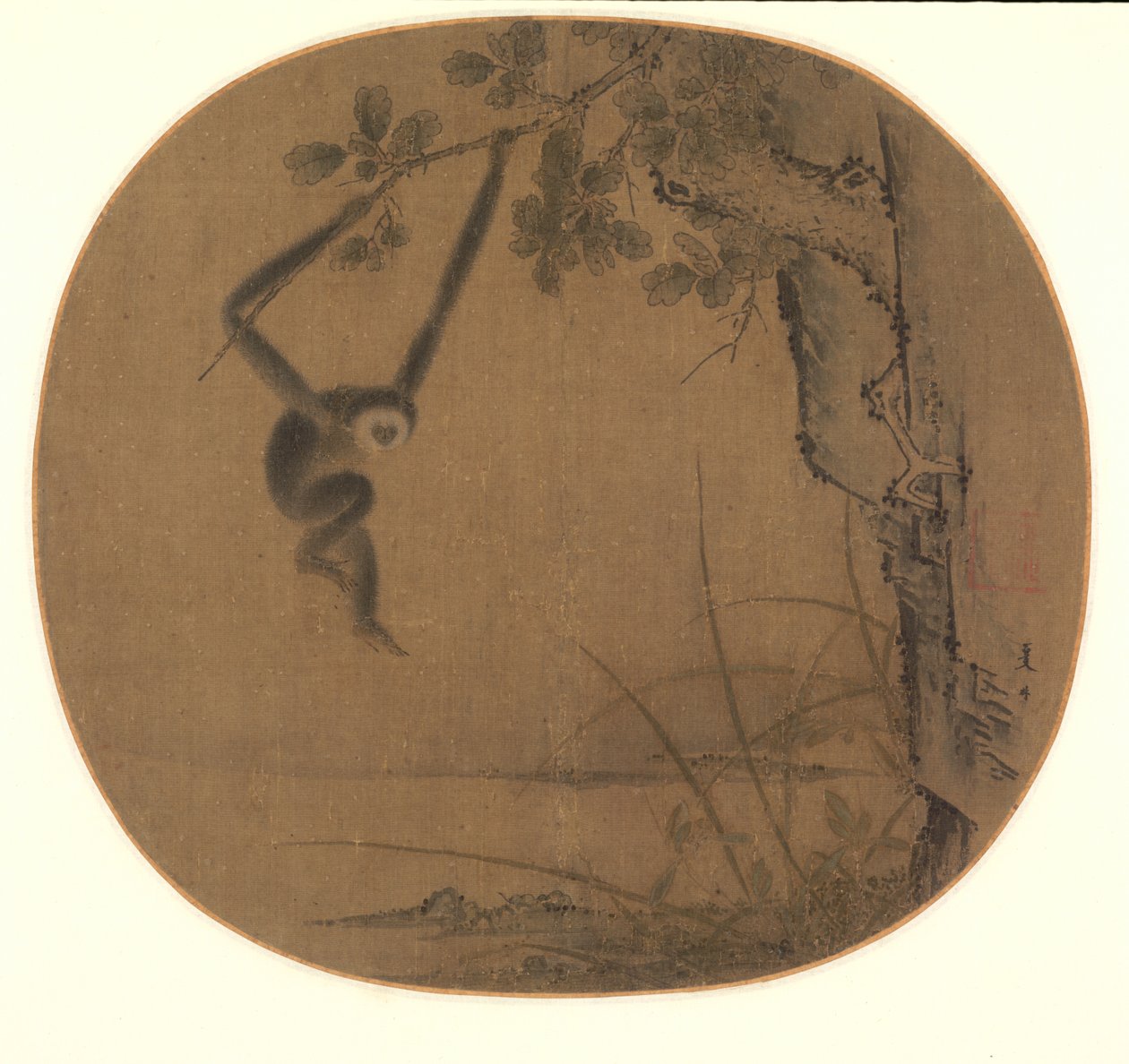 Lengő Gibbon alkotó: attributed to Xia Gui