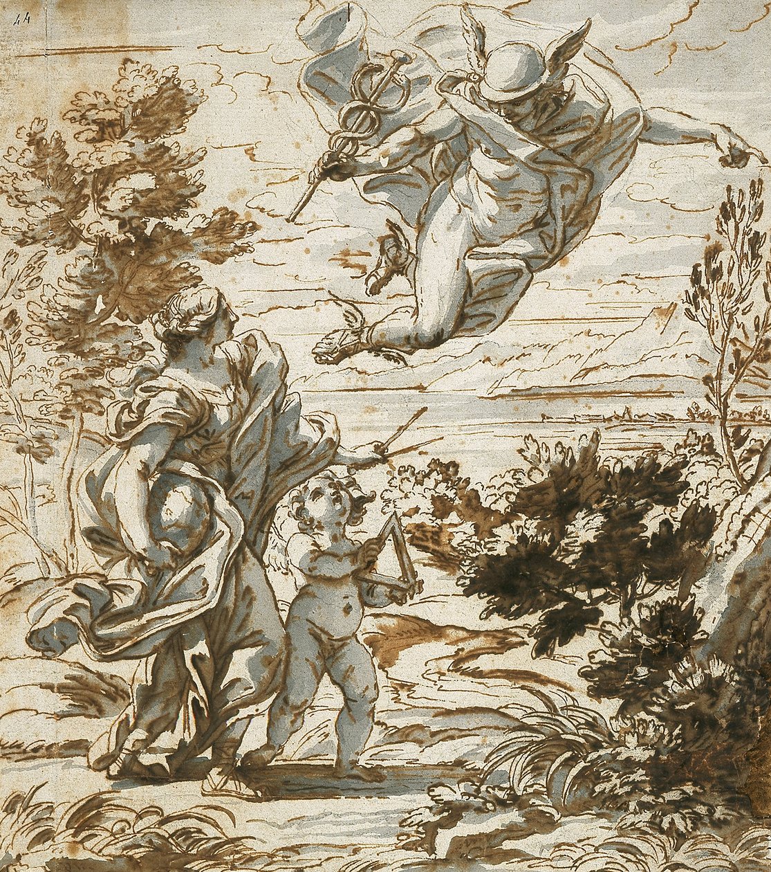 Merkúr Vezető földrajz alkotó: Giovanni Battista Gaulli