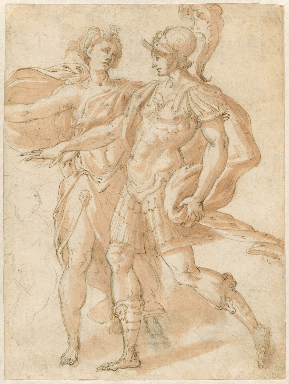 Mars és Diana [recto] alkotó: called Bertoia Jacopo Zanguidi