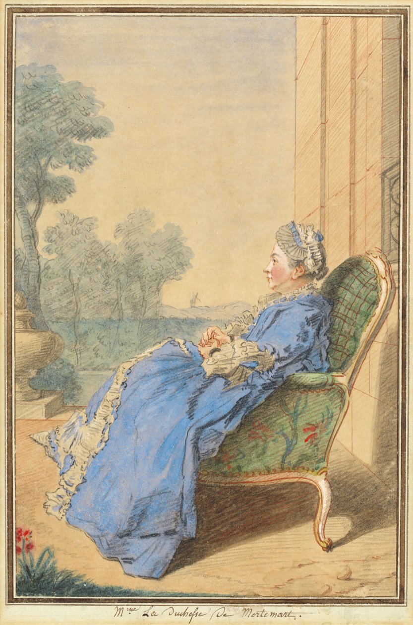 Madame Mortemart hercegné alkotó: called Carmontelle Louis de Carrogis
