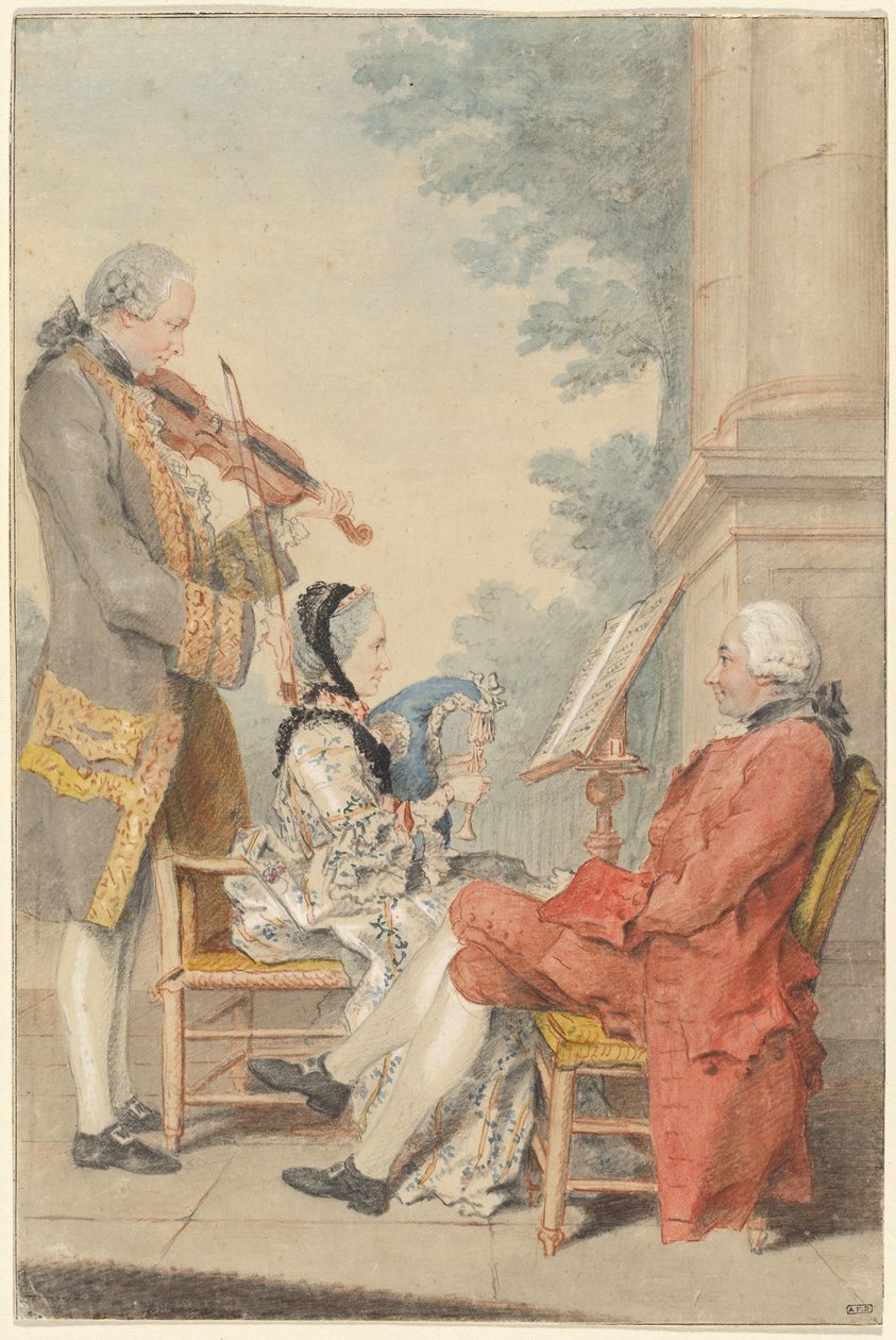 Monsieur és Madame Blizet Monsieur Le Roy színésszel alkotó: called Carmontelle Louis de Carrogis