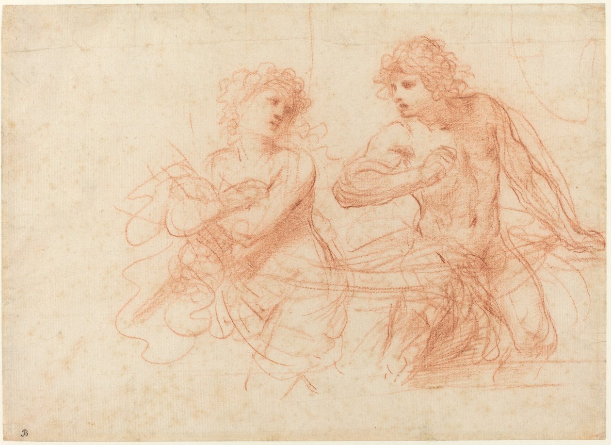 Amnon és Tamar alkotó: called Guercino Giovanni Francesco Barbieri