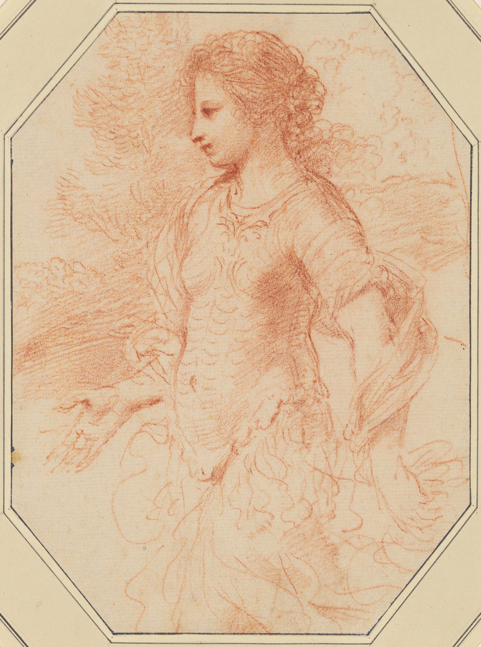 Erminia alkotó: called Guercino Giovanni Francesco Barbieri