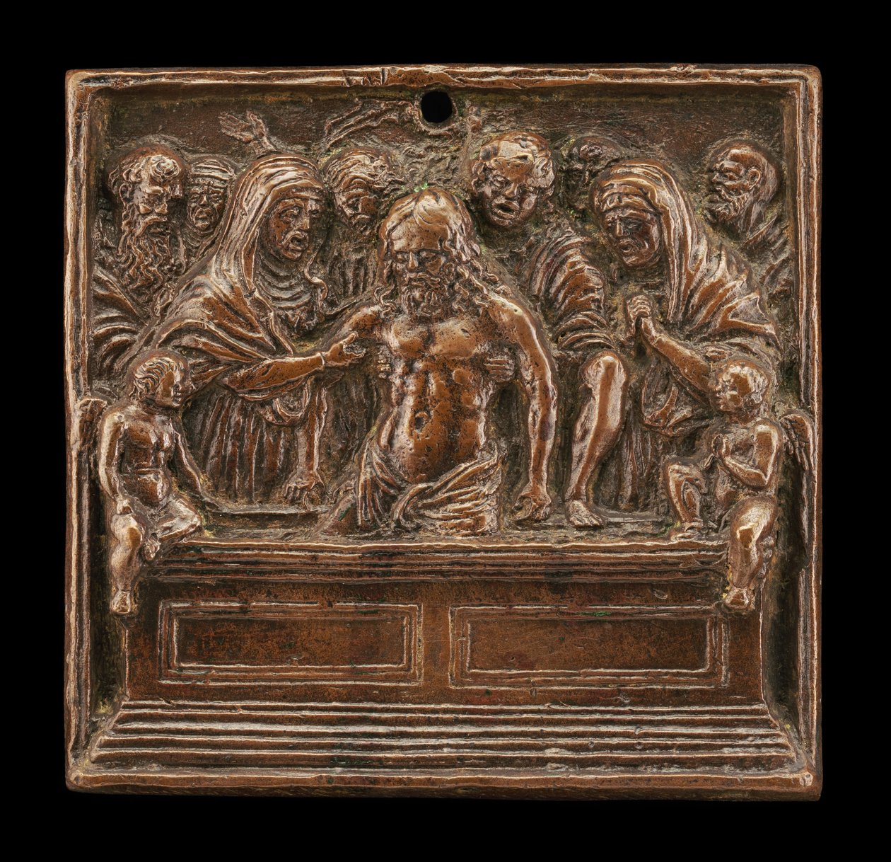 A síremlék alkotó: called Riccio Andrea Briosco
