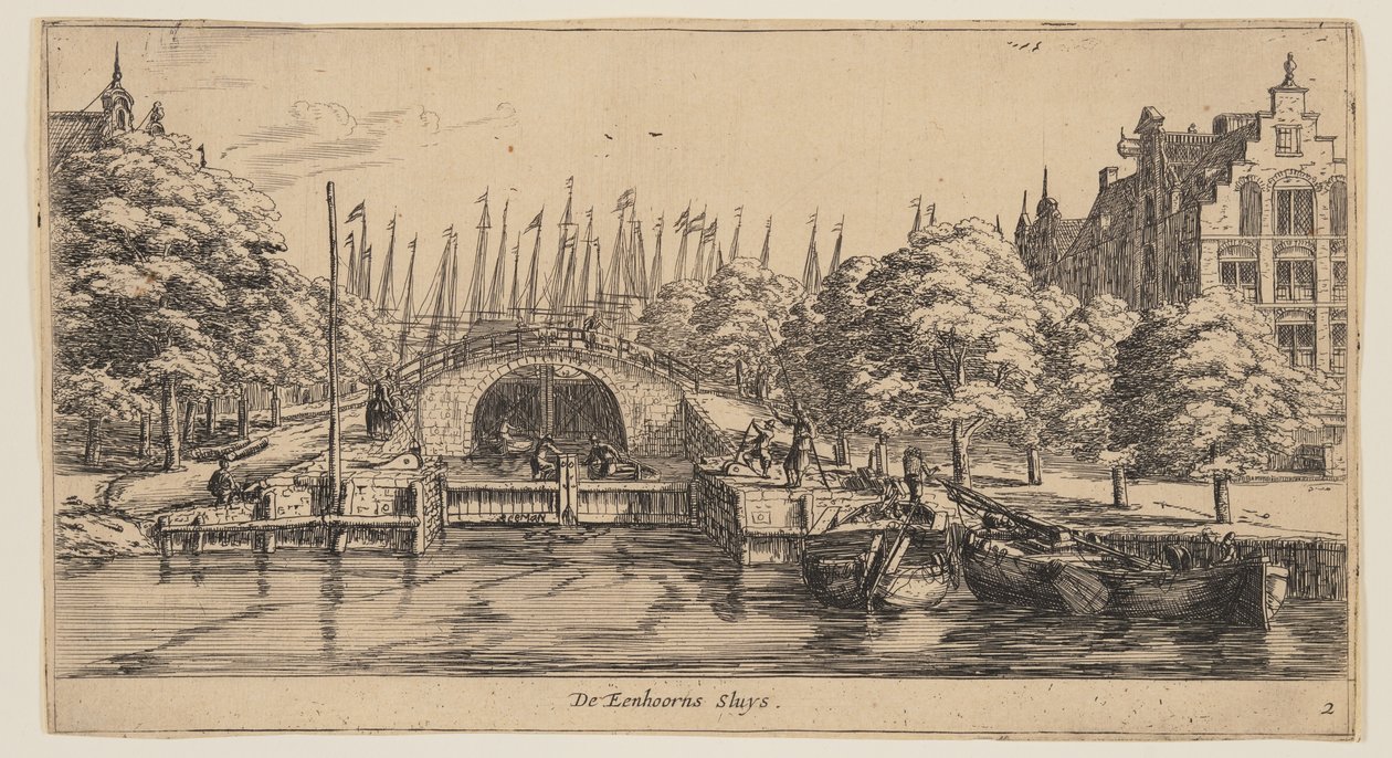 De Eenhorns Sluys, a Views of Amsterdam című filmből alkotó: called Zeeman Reinier Nooms