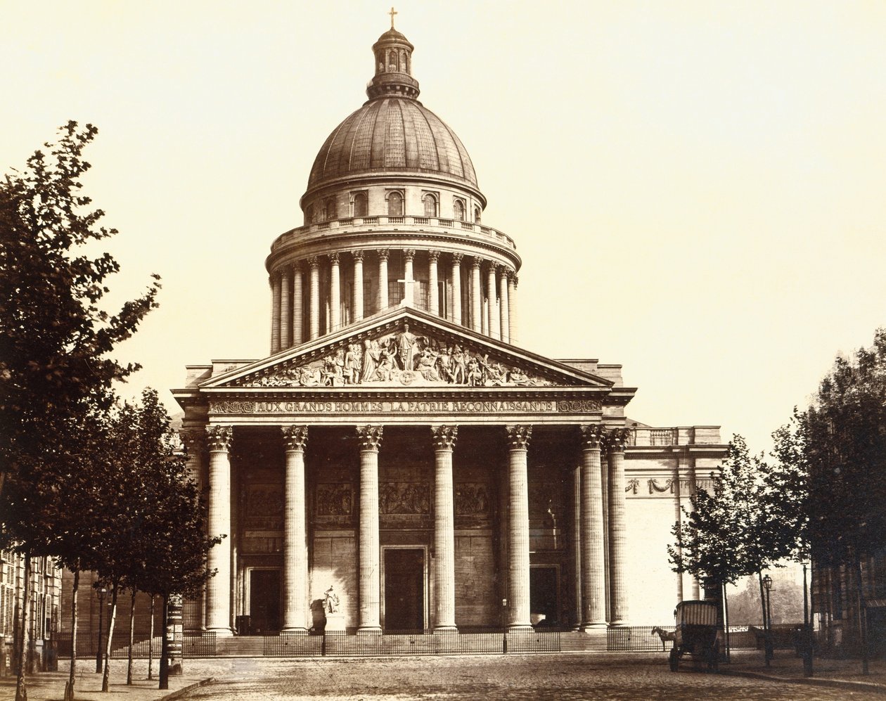 Párizsi Pantheon Medium alkotó: Edouard Denis Baldus