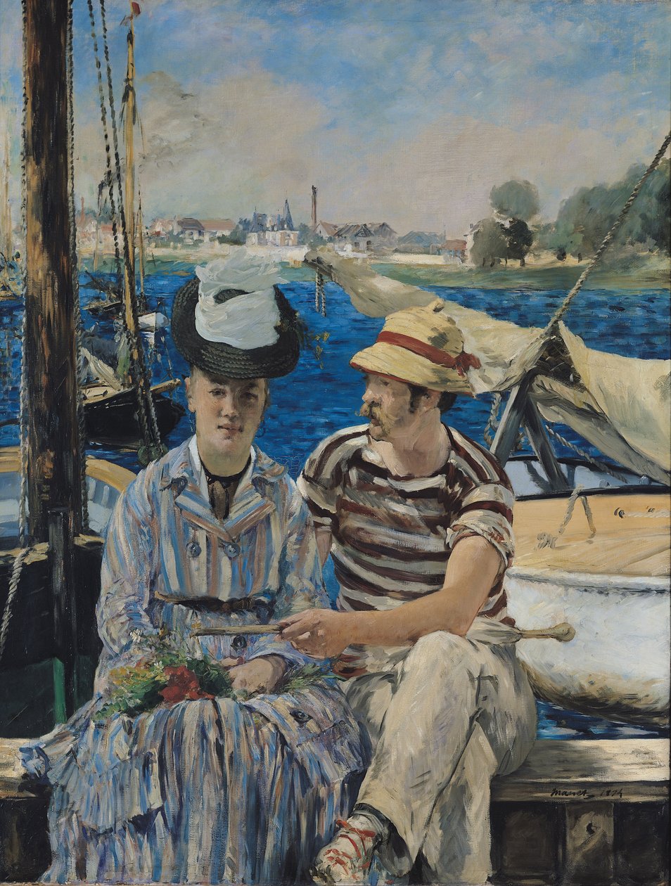 Argenteuil, 1874 alkotó: Édouard Manet