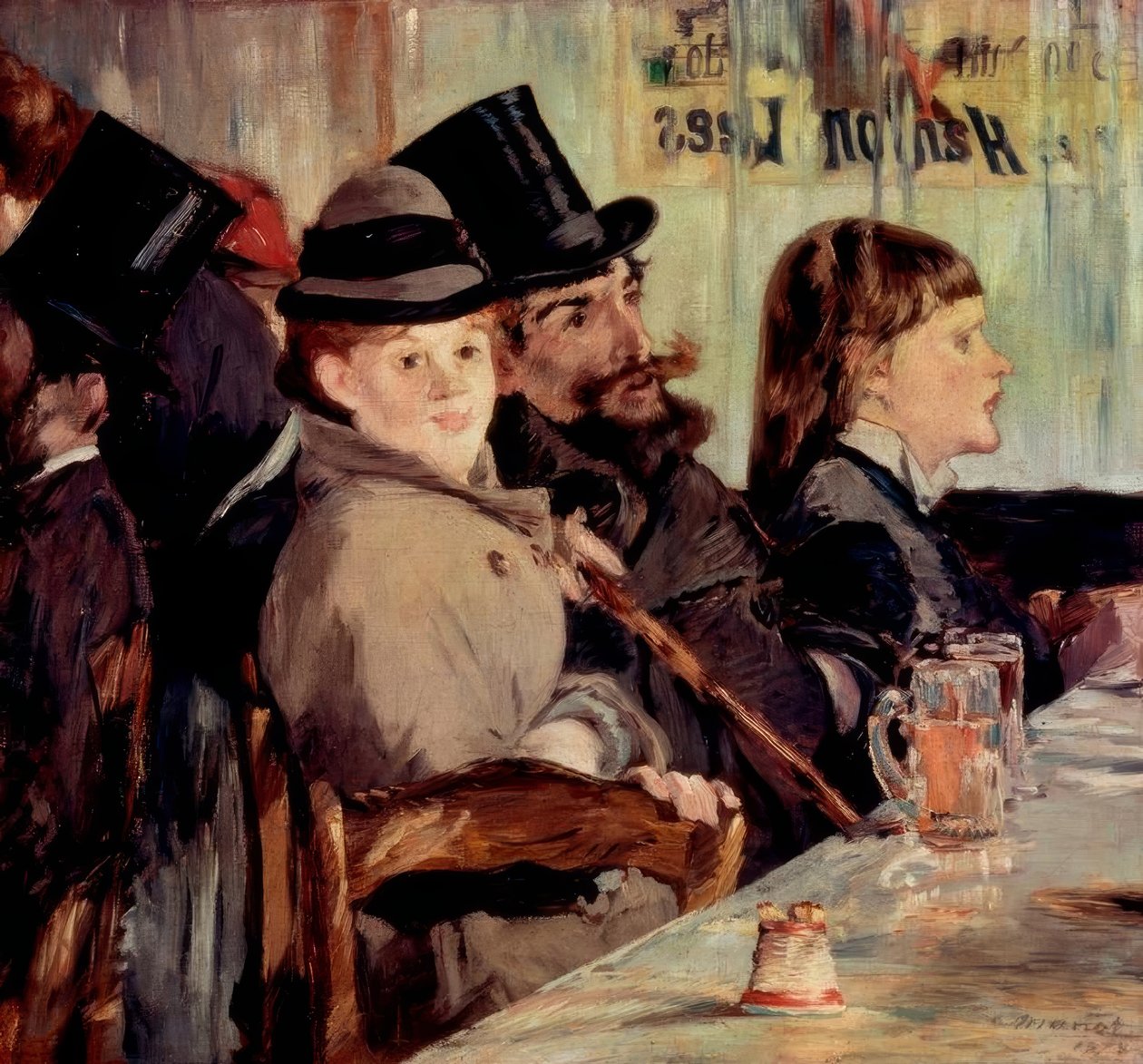 A kávézóban alkotó: Édouard Manet