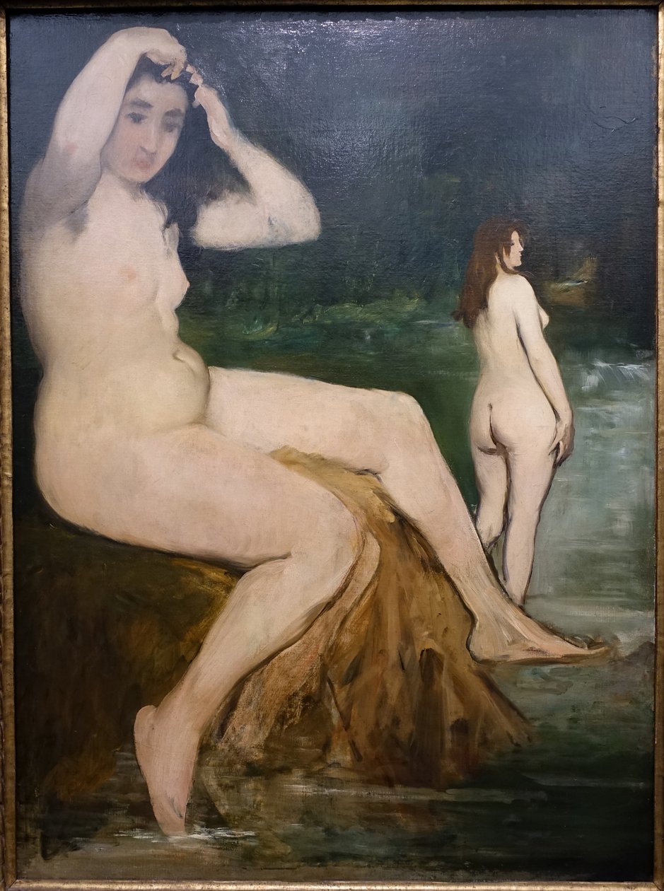 Fürdőzők a Szajnán alkotó: Édouard Manet