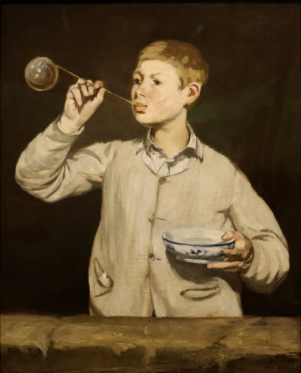 Fiú buborékokat fúj alkotó: Édouard Manet