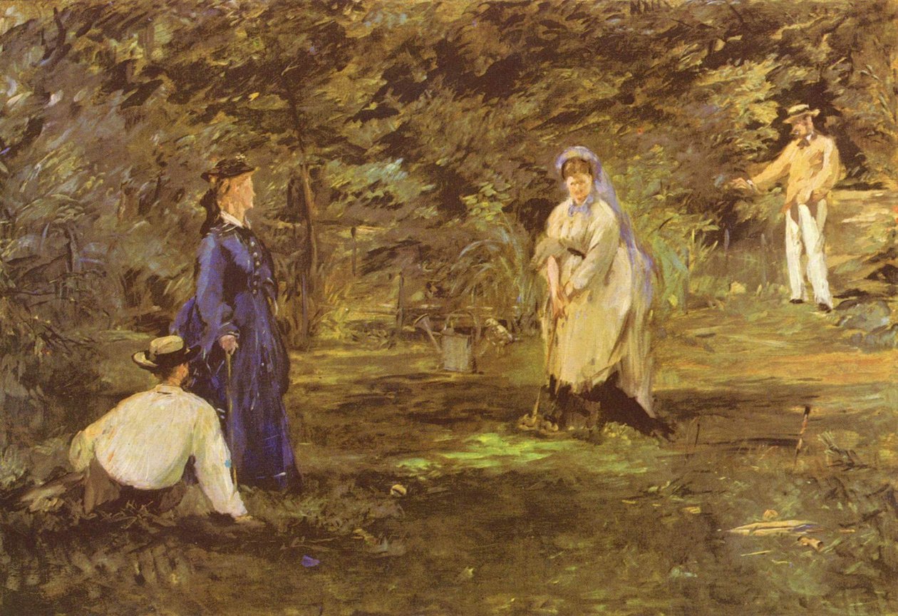 Krokettparti alkotó: Édouard Manet
