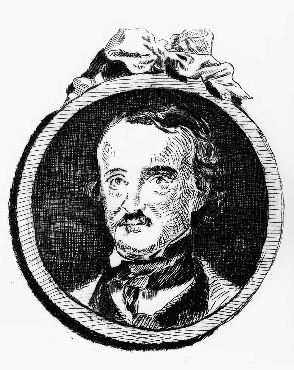 Edgar Allan Poe / Rad. c) E. Manet alkotó: Édouard Manet