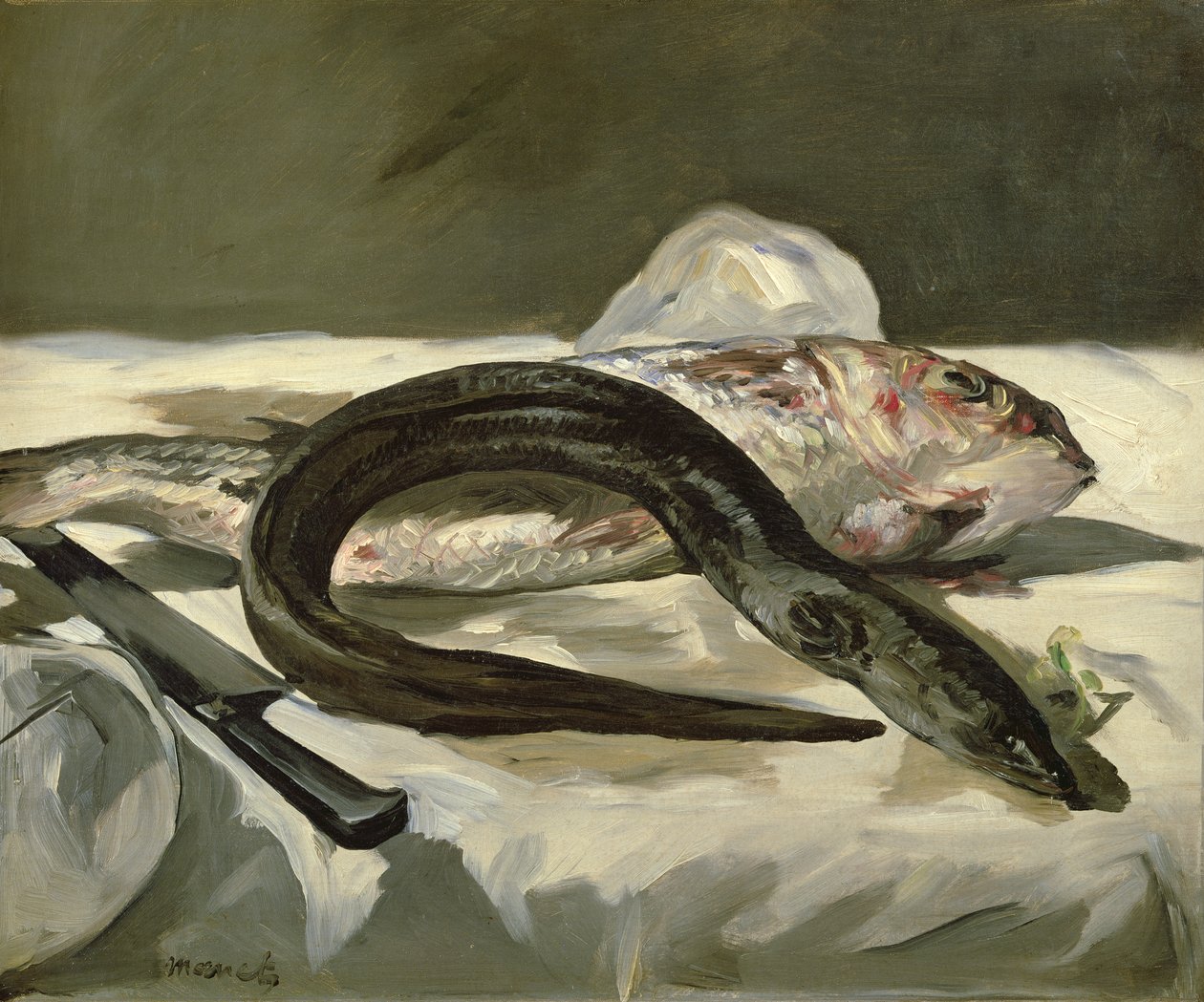 Angolna és vörös márna, 1864 alkotó: Édouard Manet