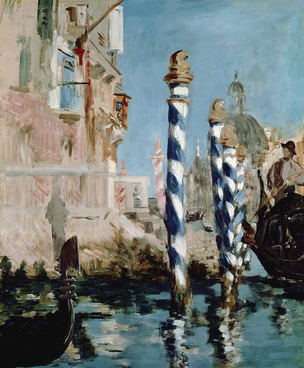 Canal Grande, Velence, 1875 alkotó: Édouard Manet