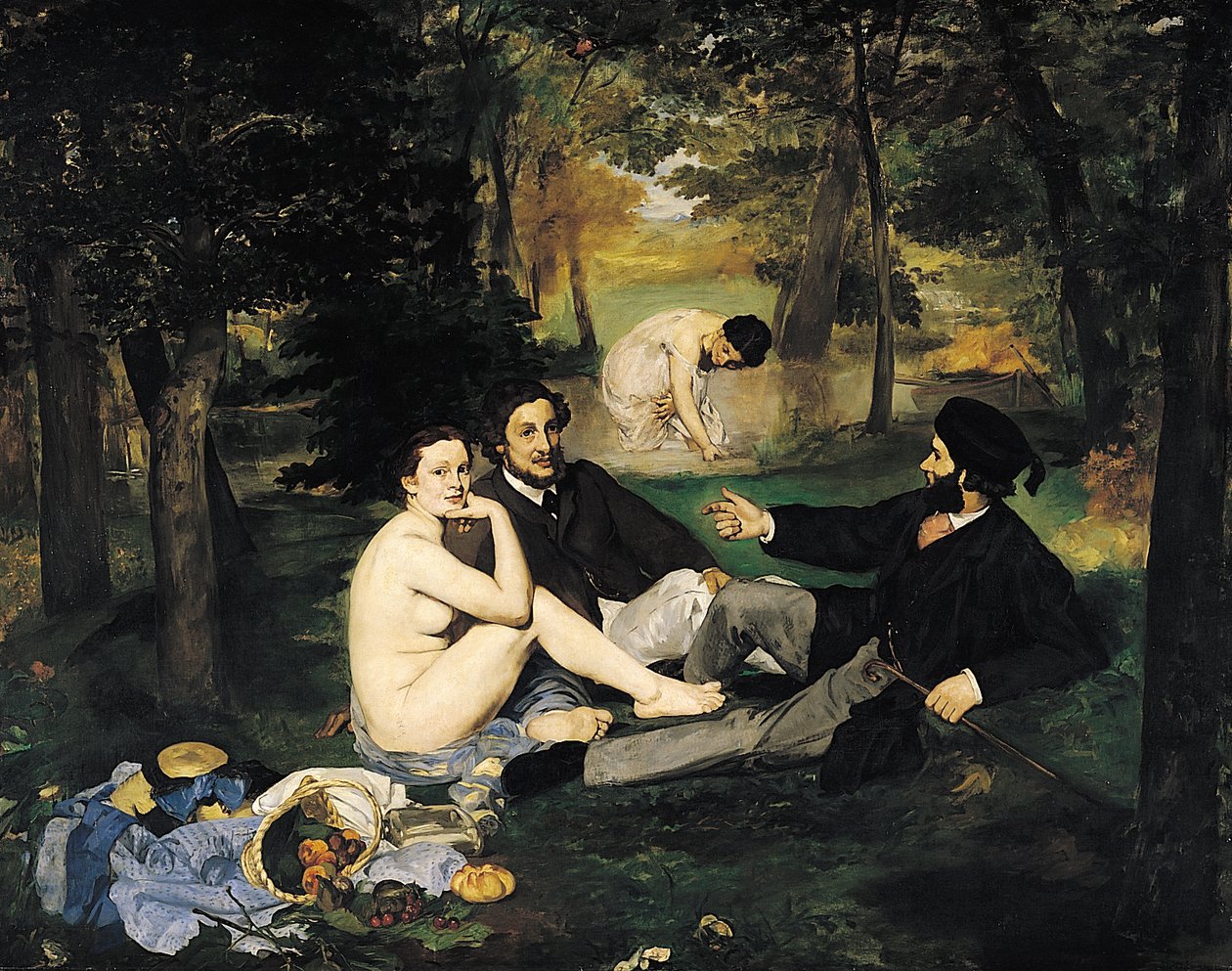 Ebéd a fűben alkotó: Édouard Manet