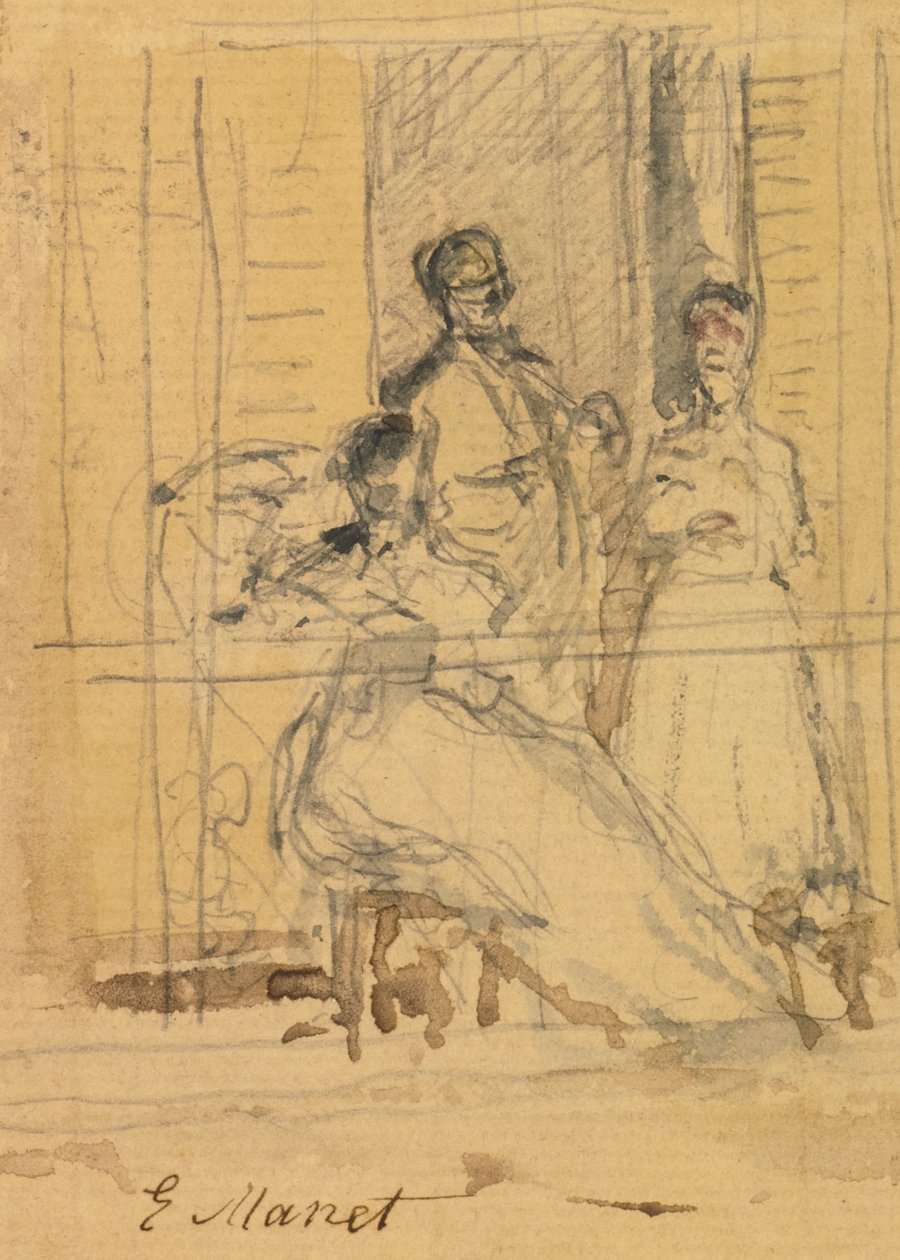 Az erkély alkotó: Édouard Manet