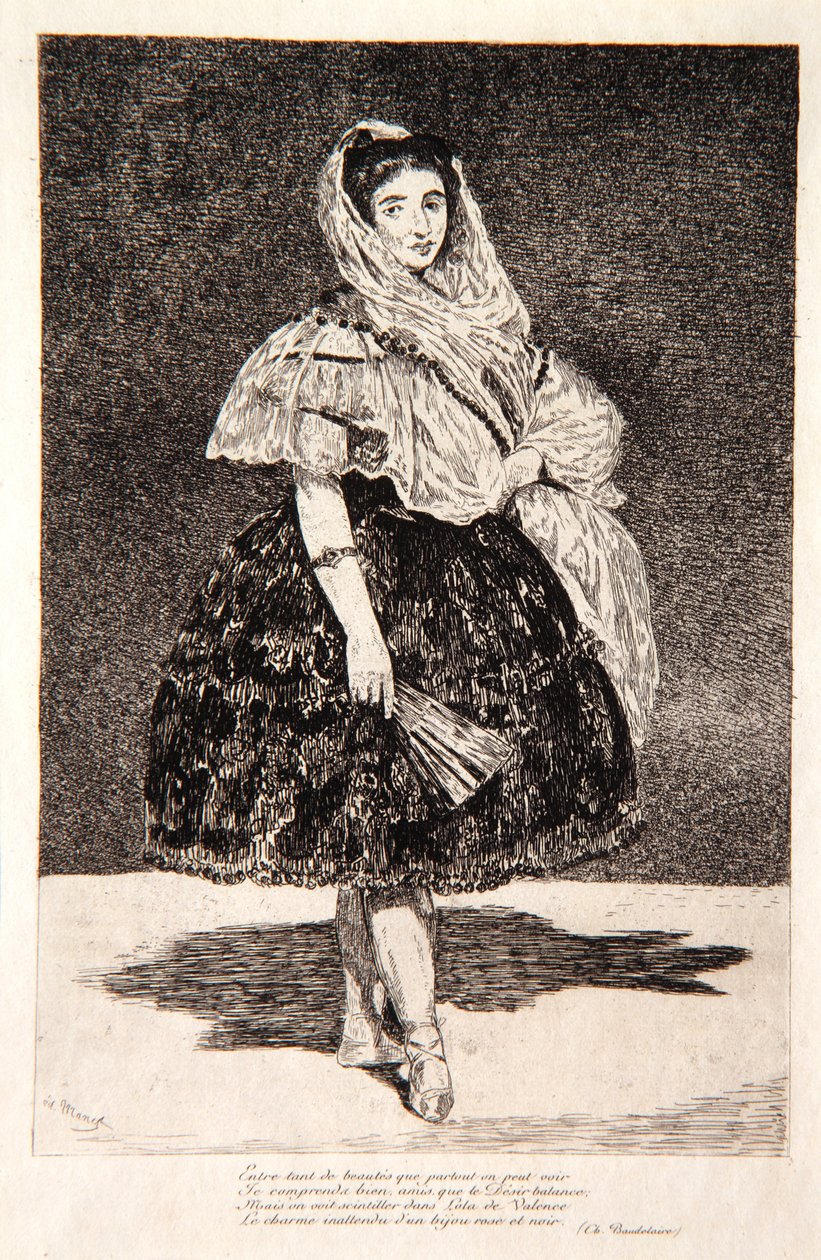 Valenciai Lola, 1863 alkotó: Édouard Manet