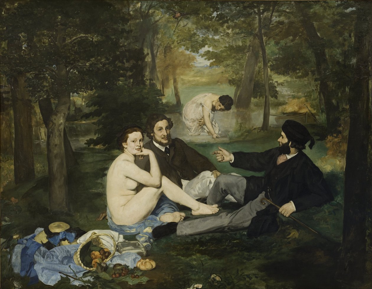 Ebéd a fűben alkotó: Édouard Manet