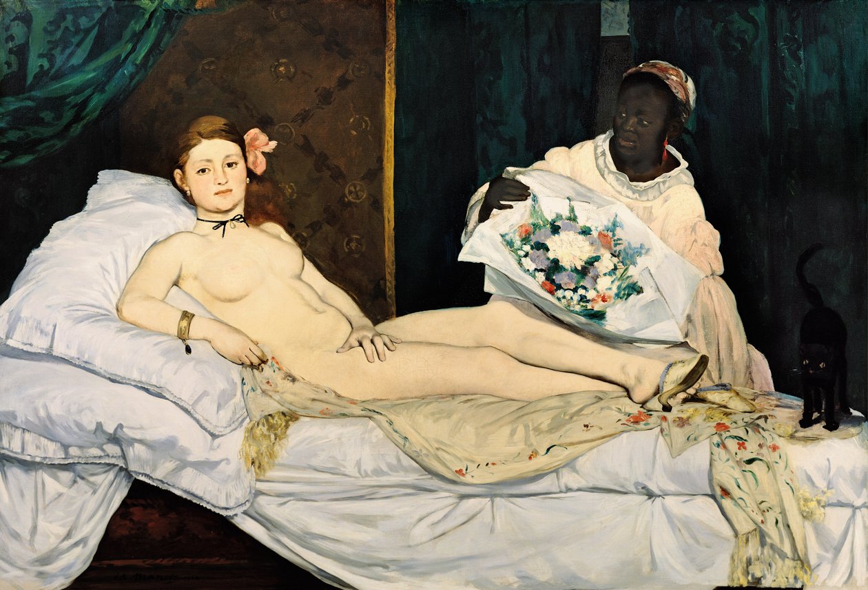 Olympia, 1863 alkotó: Édouard Manet