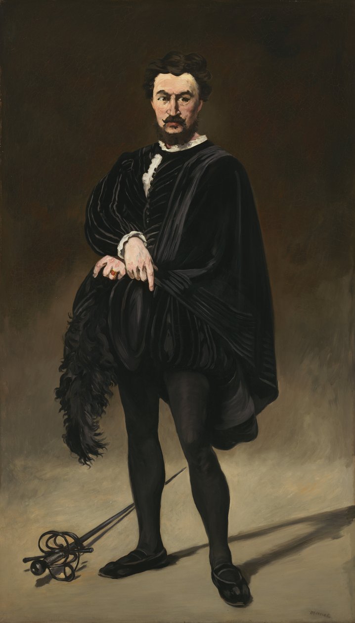 Philibert Rouvière mint Hamlet alkotó: Édouard Manet