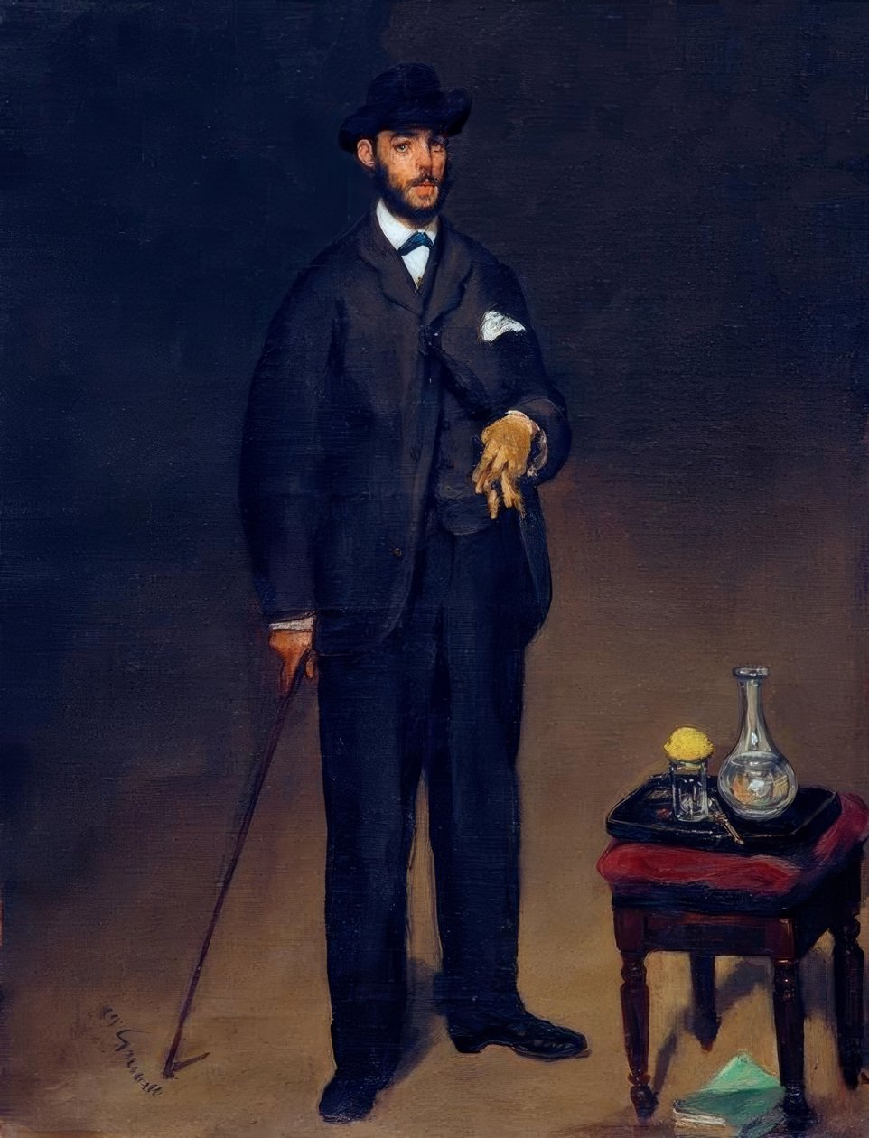 Théodore Duret portréja alkotó: Édouard Manet