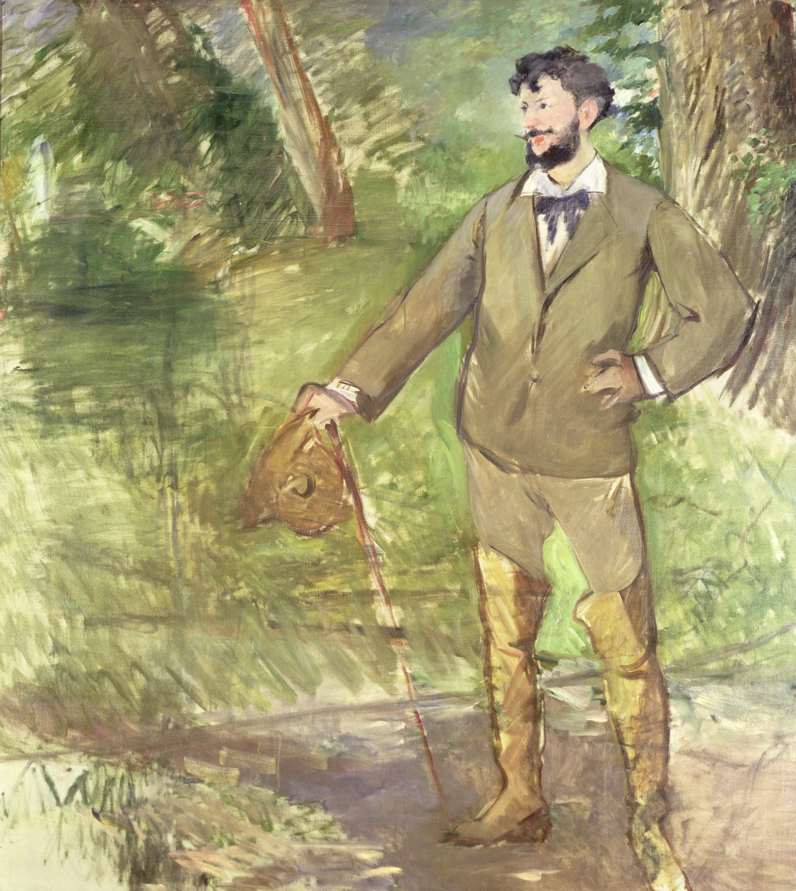 Emile-Auguste Carolus-Duran (1838-1917) portréja 1876 körül. alkotó: Édouard Manet