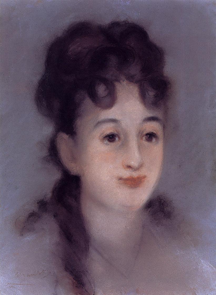 Eva Gonzalès portréja alkotó: Édouard Manet
