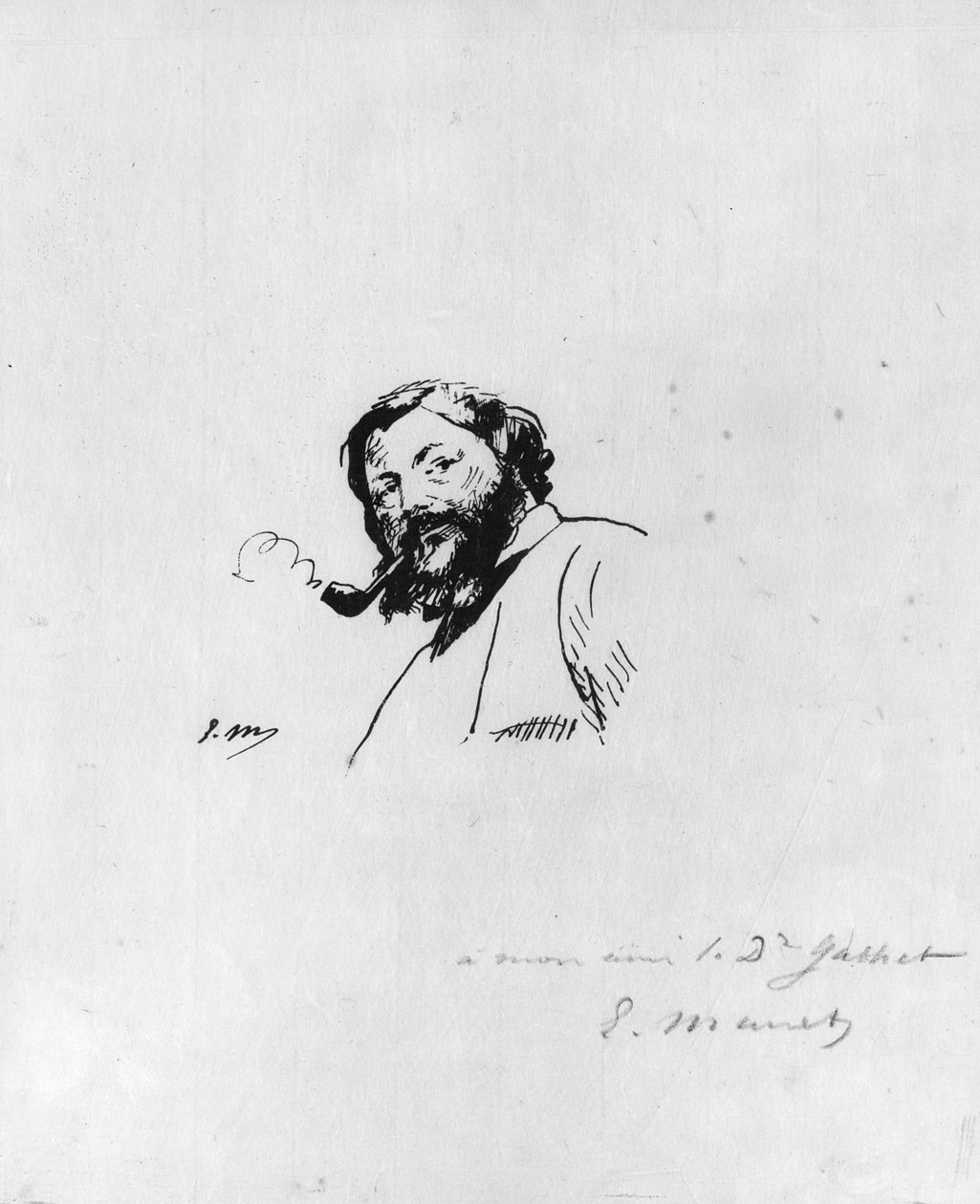 Gustave Courbet portréja alkotó: Édouard Manet