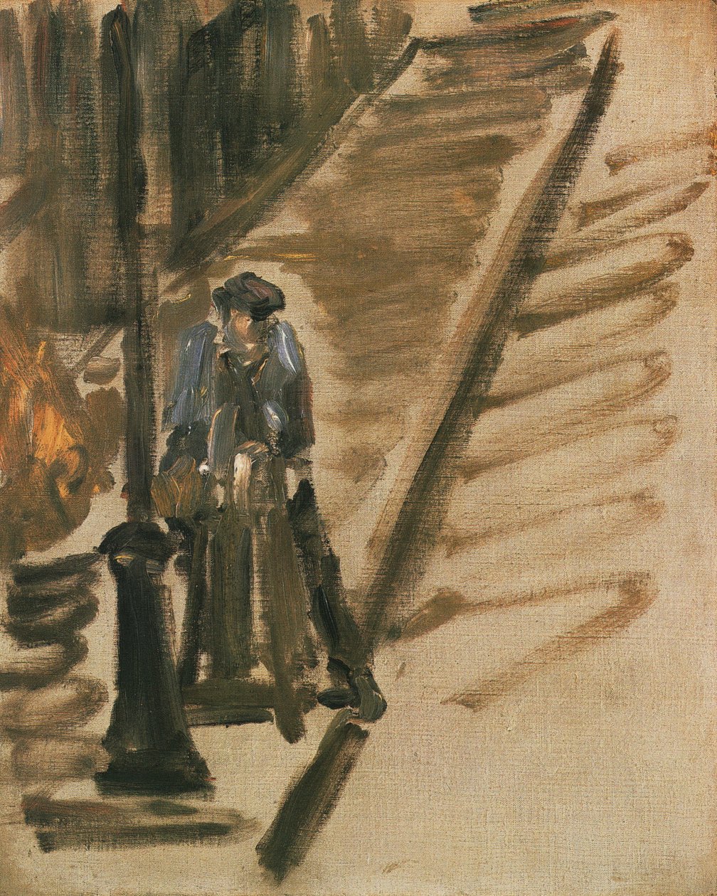 Rue Mosnier késhegyezővel alkotó: Édouard Manet