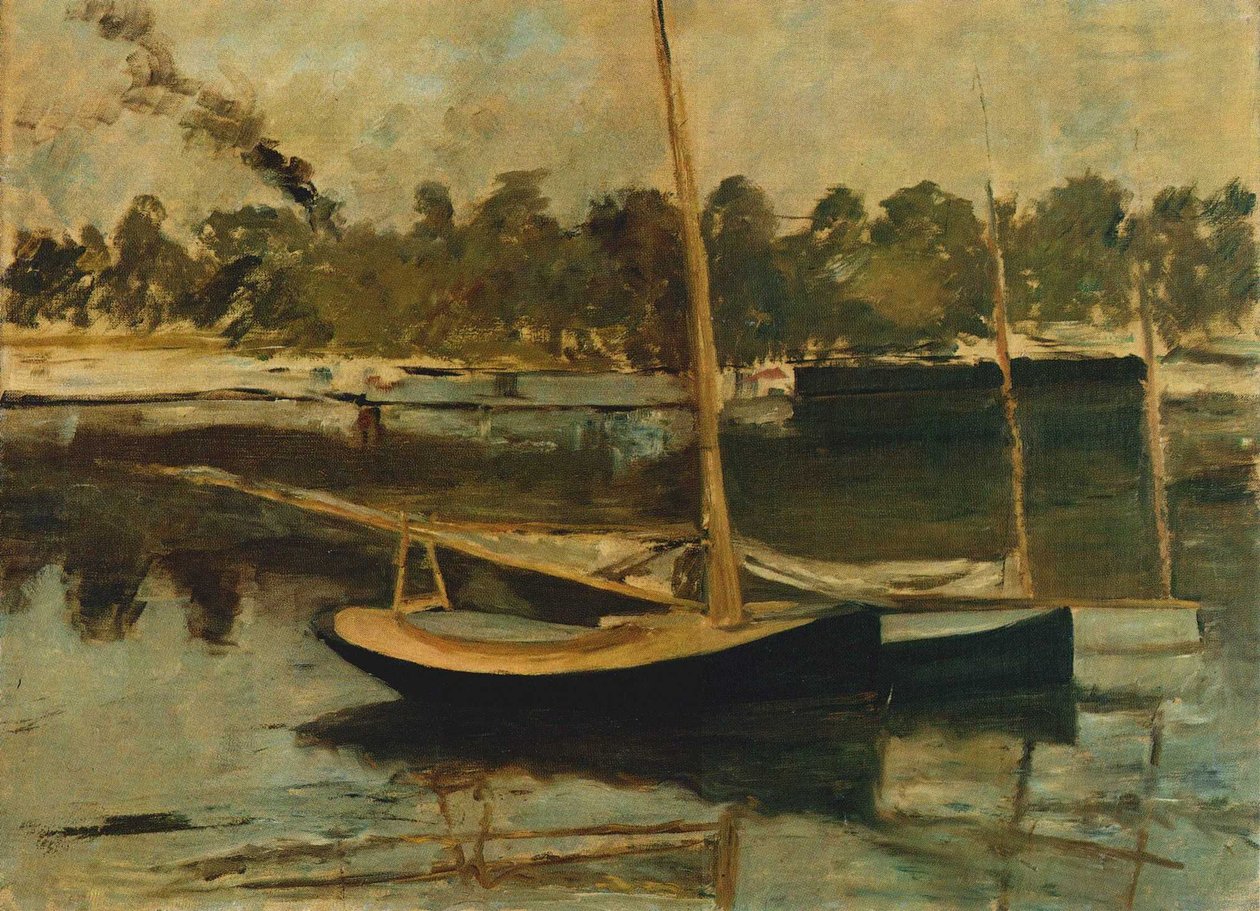 Vitorlások Argenteuilben alkotó: Édouard Manet