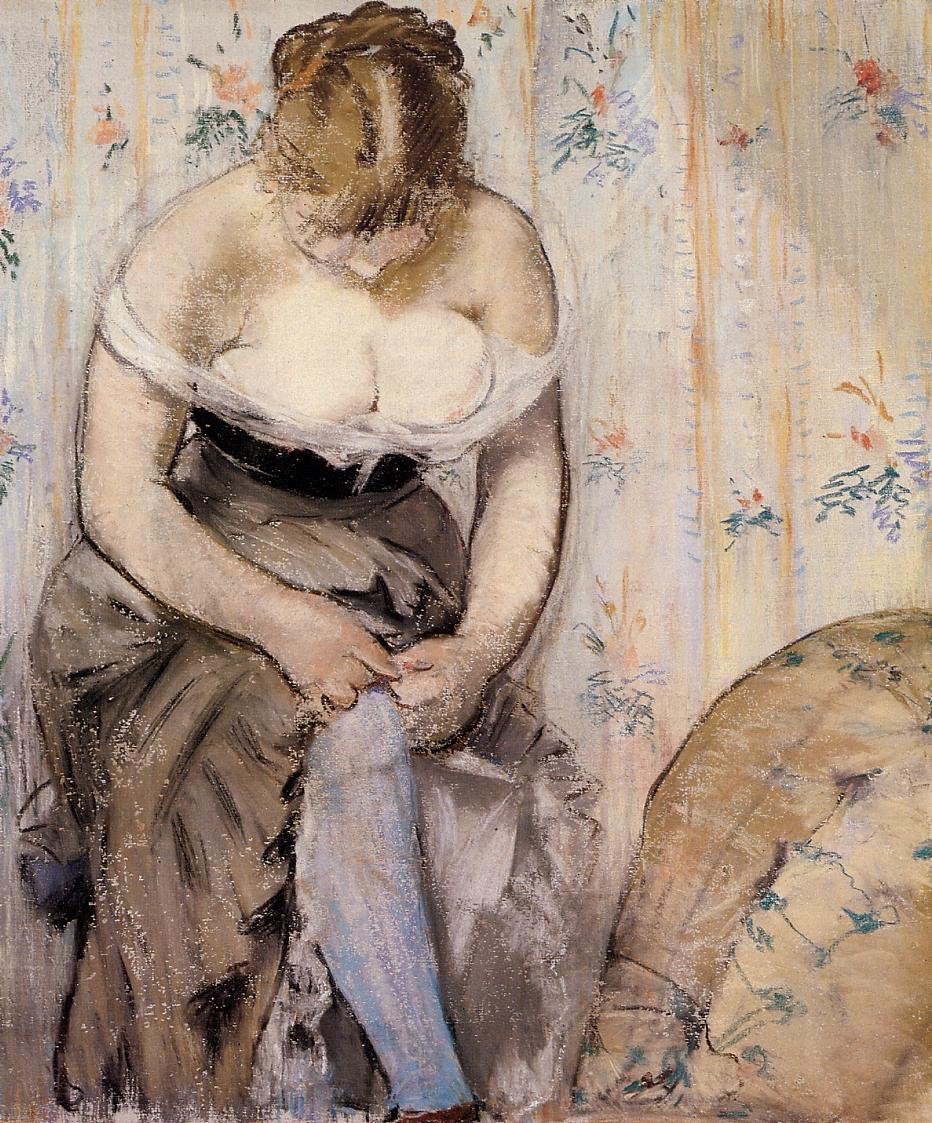 A harisnyakötő alkotó: Édouard Manet