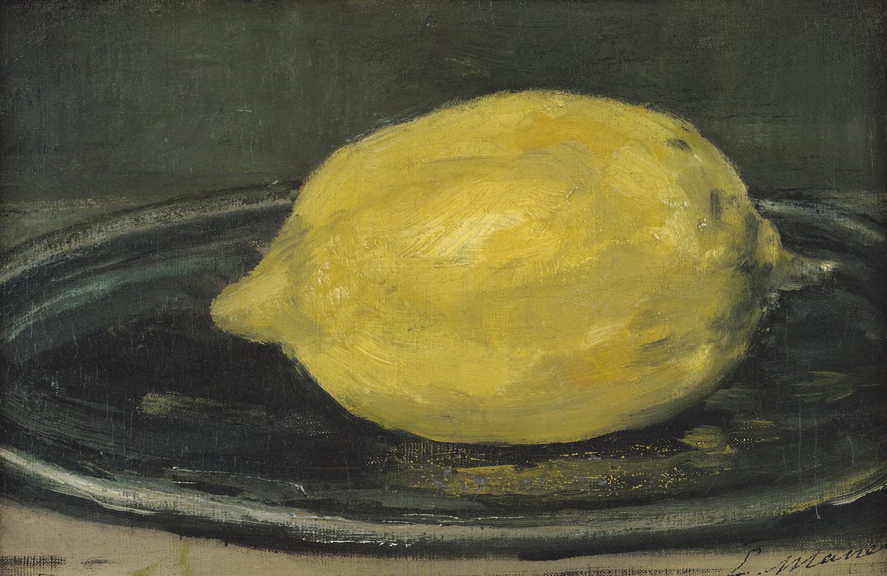 A citrom, 1880 alkotó: Édouard Manet