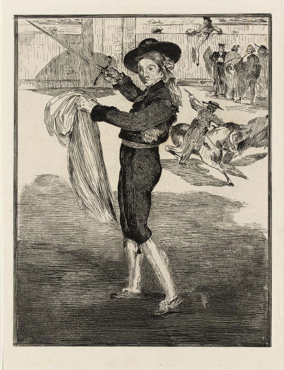 Victorine Meurand in Costume dEspada alkotó: Édouard Manet
