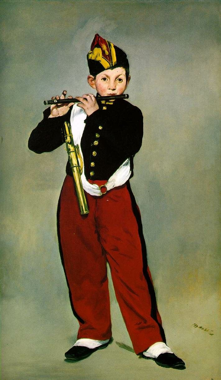 Fiatal Flautist, vagy A Fifer alkotó: Édouard Manet