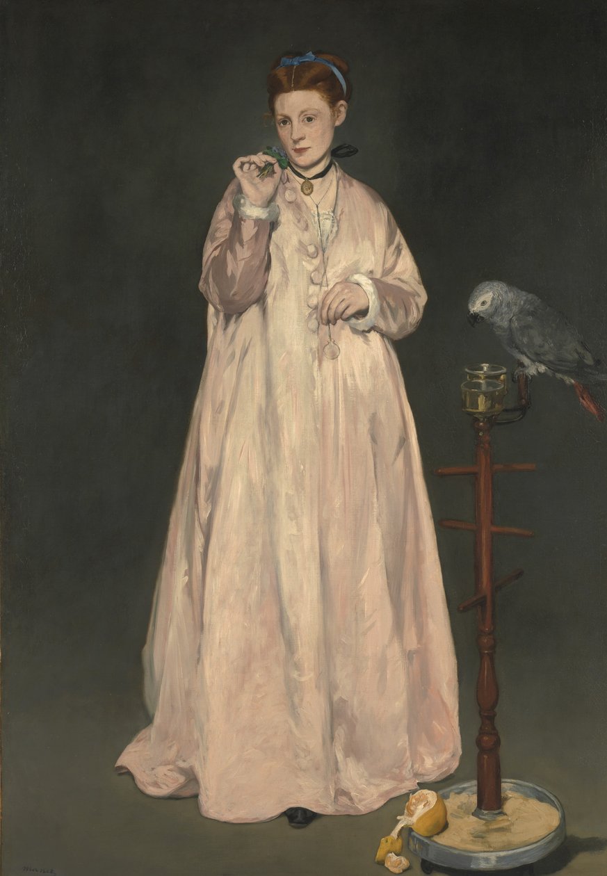 Fiatal hölgy 1866-ban alkotó: Édouard Manet