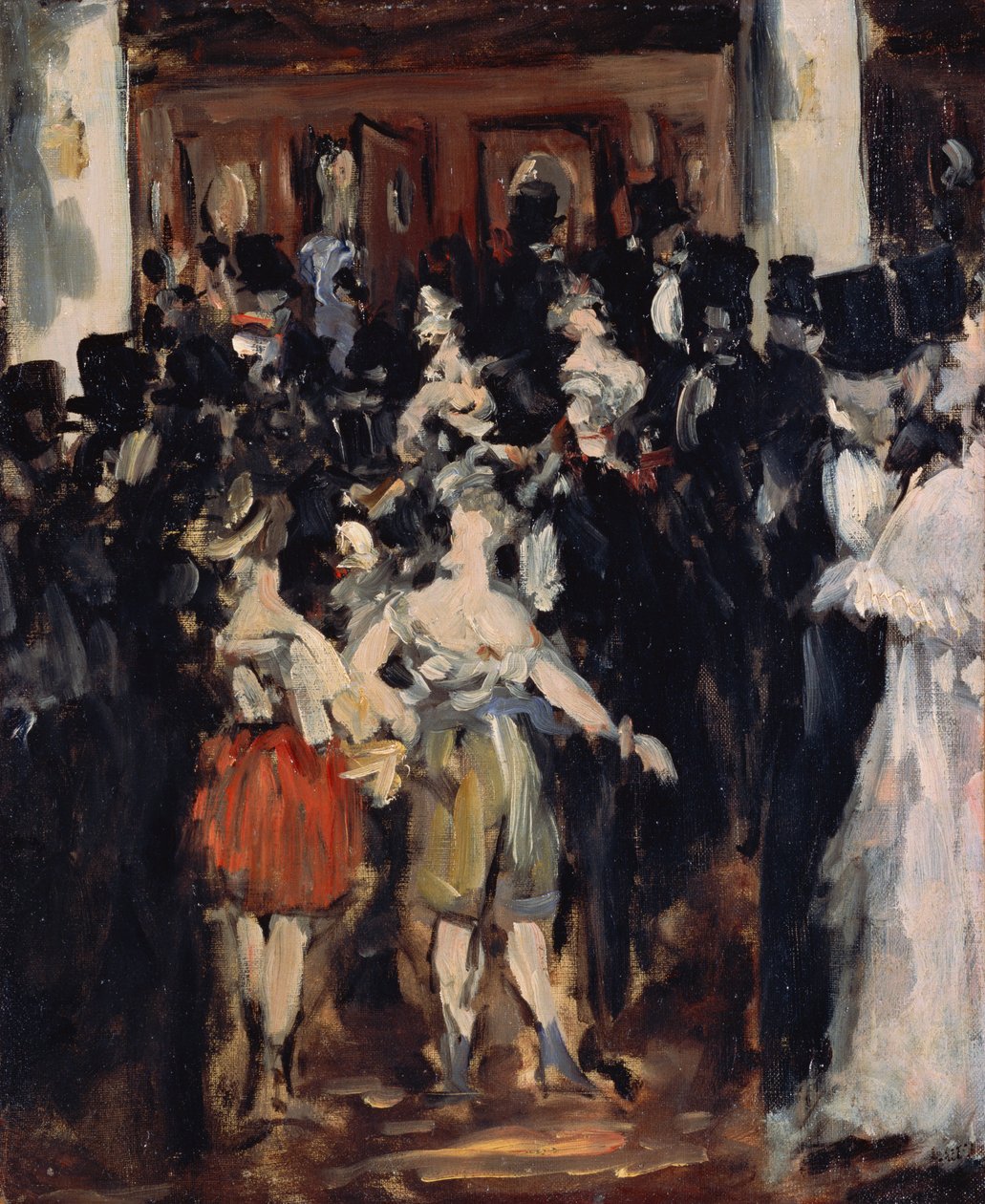 Álarcosbál az Operában alkotó: Édouard Manet