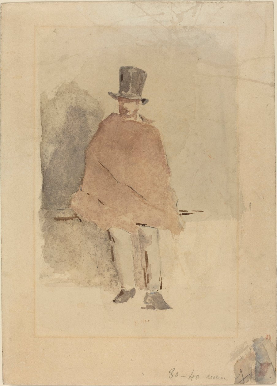 Az ember a magas kalapban alkotó: Édouard Manet
