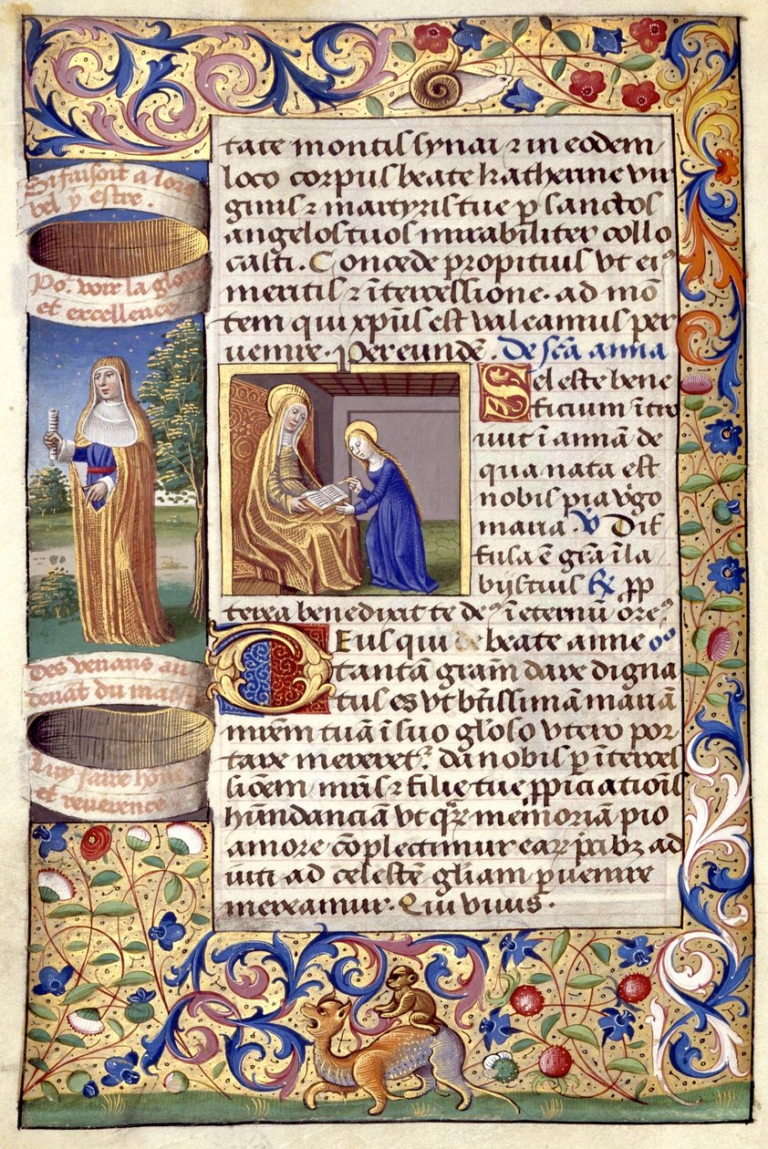 VIII. Károly órái 108V Szent Anna alkotó: Jacques de Besancon