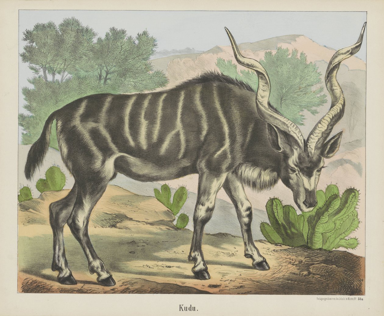 Kudu (cím a tárgyon) alkotó: firma Joseph Scholz
