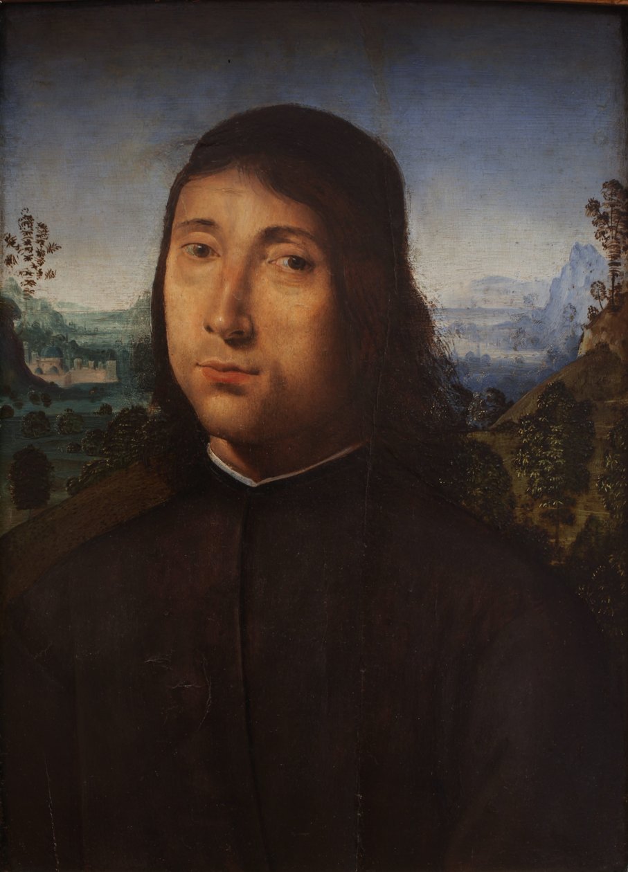 Egy fiatalember portréja alkotó: fl. in Florence in the late 15th century.