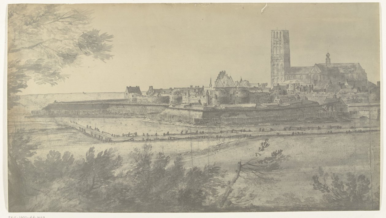 Harderwijk látképe, 1672 Fényképek a Manufacture des Gobelins-ben (sorozat címe) Adam Frans van der Meulen 1672-es Hollandia francia inváziójáról készült rajzairól alkotó: frères Moreau