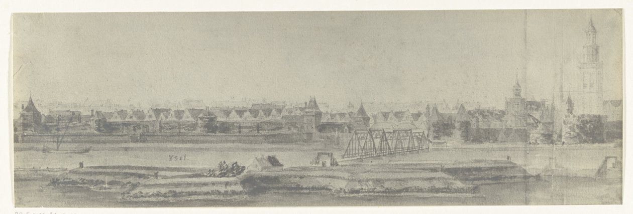 Kampen látképe, 1672 A Manufacture des Gobelins-ben (sorozat címe) őrzött fényképek Adam Frans van der Meulen 1672-es franciaországi Hollandia inváziójáról készült rajzairól alkotó: frères Moreau