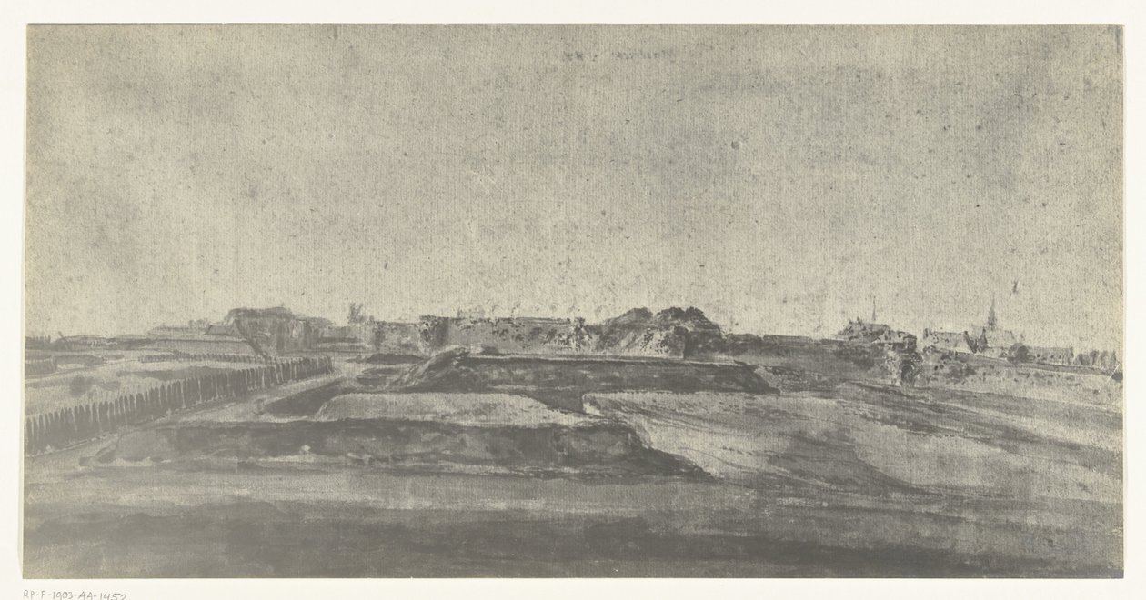 Maastricht látképe, 1672 Fényképek a Manufacture des Gobelins-ben (sorozat címe) Adam Frans van der Meulen 1672-es Hollandia francia inváziójáról készült rajzairól alkotó: frères Moreau
