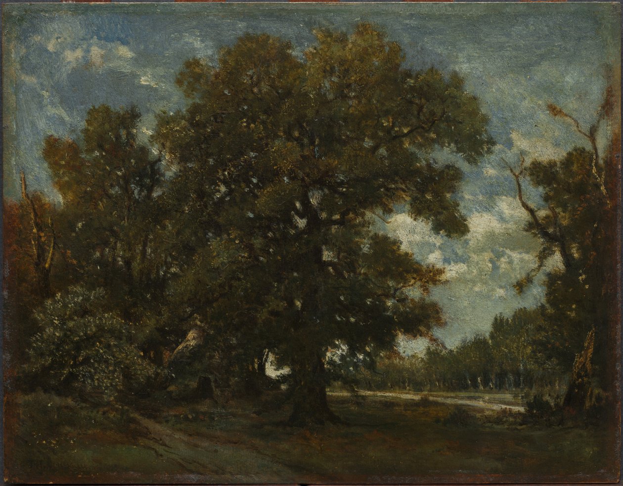 A Tölgyfa alkotó: imitator of Théodore Rousseau