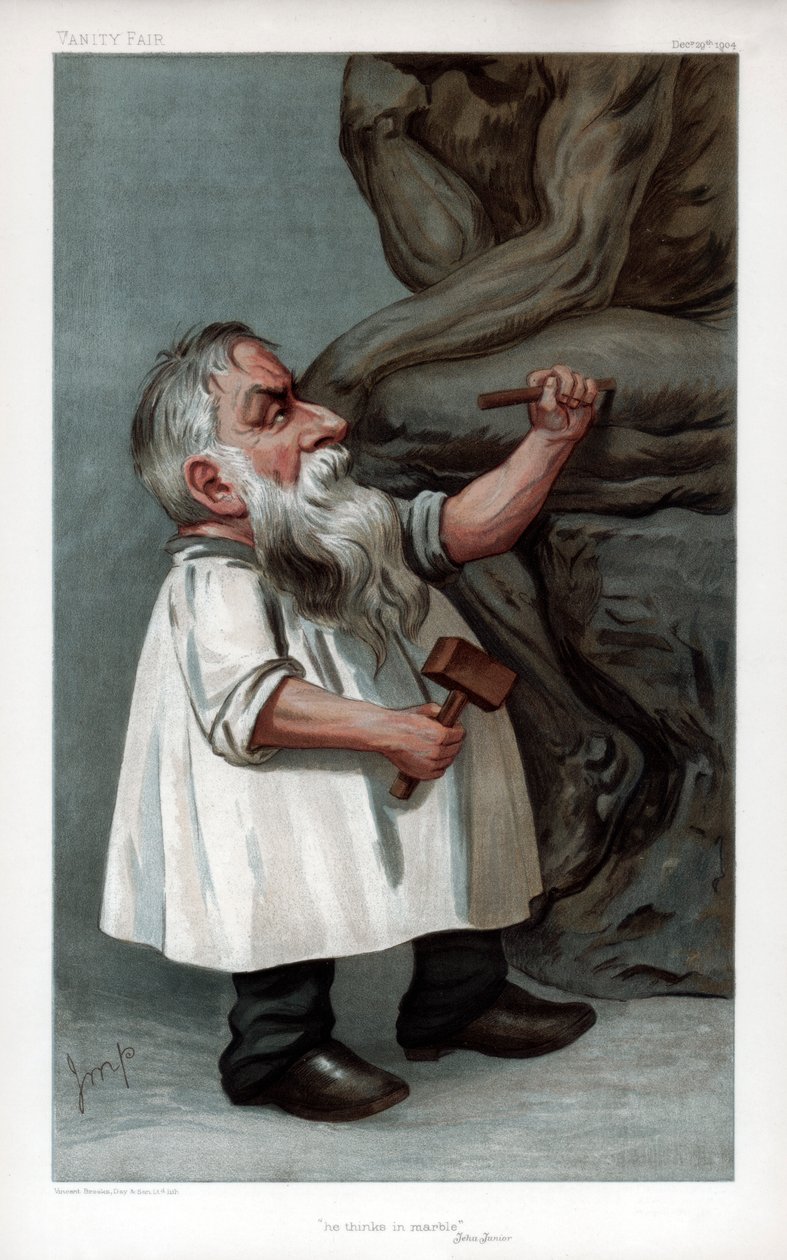 „Márványban gondolkodik, Jehu Junior”, 1904 alkotó: jmp